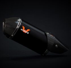 Black titanium exhaust